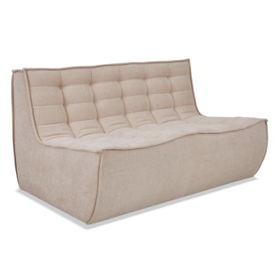 Lion 2-seater fabric puff sofa - Leather sofas - Mueble Design