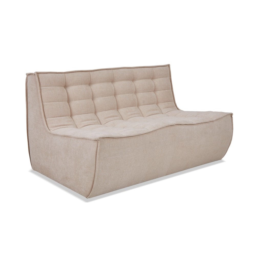 Lion 2-seater fabric puff sofa - Leather sofas - Mueble Design