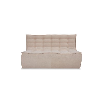 Lion 2-seater fabric puff sofa - Leather sofas - Mueble Design